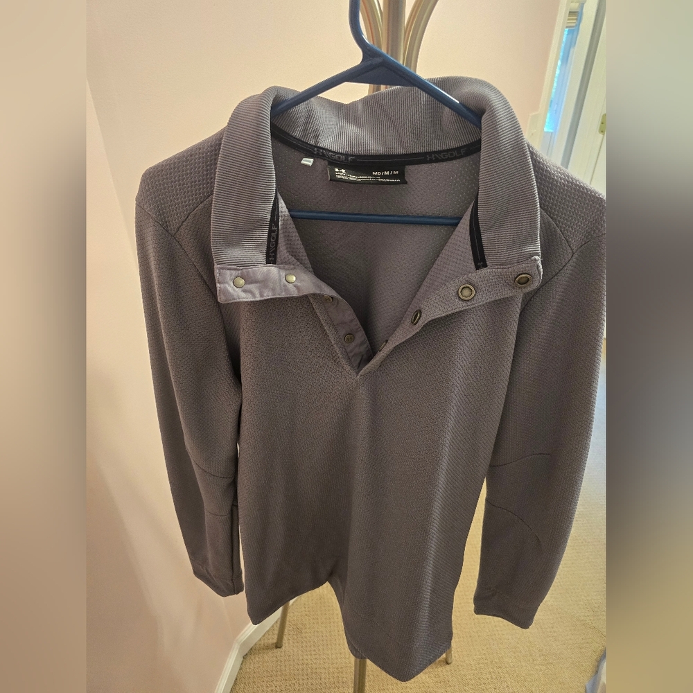 Under Armour Gray Long Sleeve Shirt